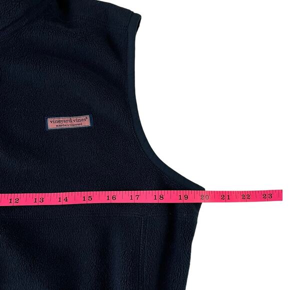 Vineyard‎ Vines Fleece Vest Boys Sz L Navy Blue Full Zip Outdoors - Picture 11 of 13